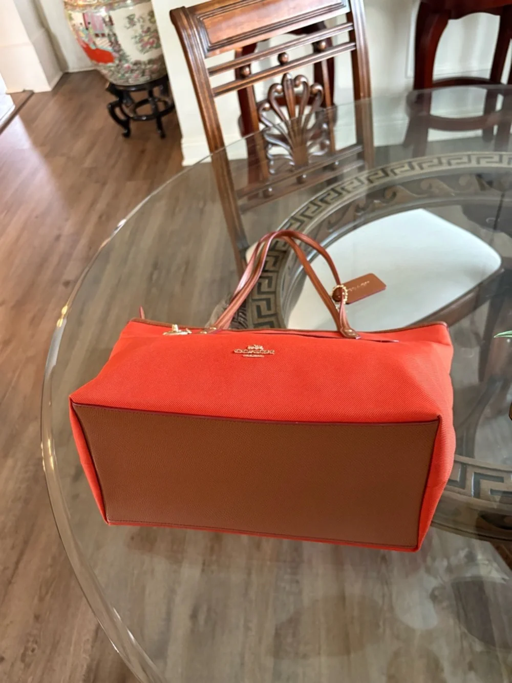 ❤️❤️COACH SAWYER ORANGE TOTE BAG!❤️❤️